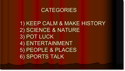 Bar trivia quiz pack uploaded April 21, 2019