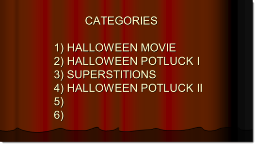 Halloween Quiz uploaded October 10, 2021