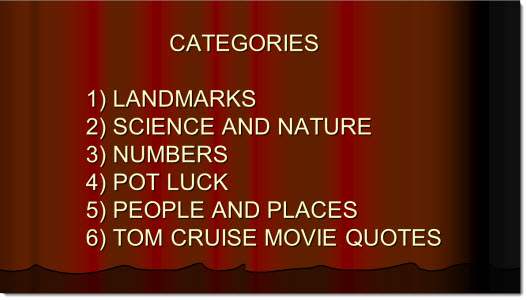 Trivia quiz pack uploaded November 3, 2024